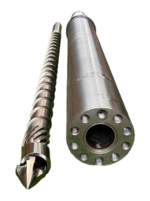 Quality  Gradual Type Mutant Type Bimetallic Single Screw Barrel For Injection Machine Diameter Ø20-Ø400 factory
