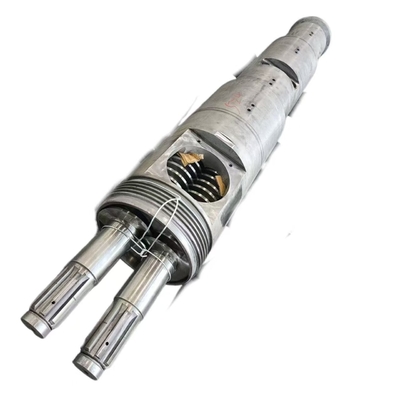Conical Twin Screw & Barrel And HDPE Twin Screw For PE Plastic Production Plastic Extruder Parts