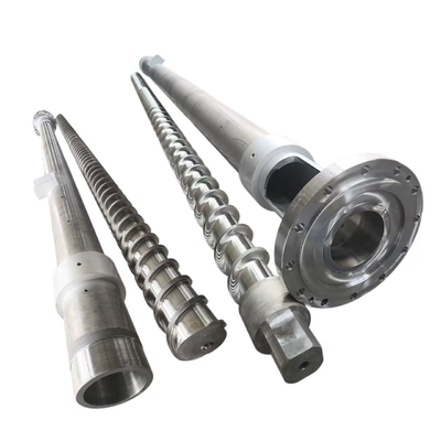 Oil Cooling Or Water Cooling Extruder Screw Barrel Set & Extruder Screw And Barrel For PP PE PET PPR PVC
