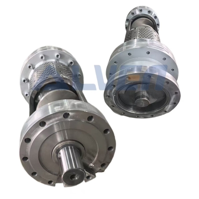 Single Screw Squeezer Screw Barrel  Alloy Steel Material And 0.5-0.8mm Nitrided Layer Thickness