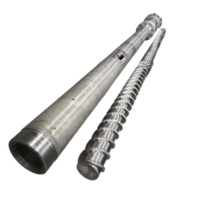 Directly Supply Screw Barrel For Extruder Double Structure Alloy Depth 2-5mm Single Screw Barrel