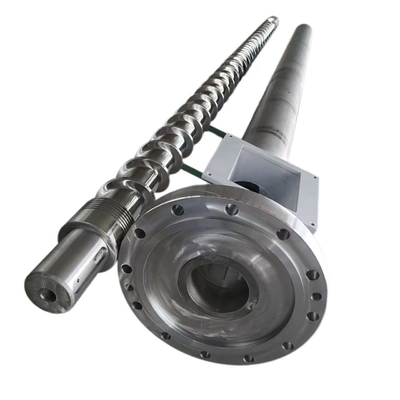 0.05-0.10mm Chromeplate Thickness Extruder Screw Barrel For Granulation Machine Water Cooling System