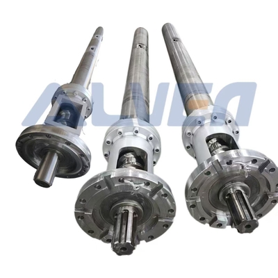 2.0-3.0mm Alloy Depth Plastic Extrusion Screw Barrel With HRC55-62 Quenching Hardness And 0.5-0.8mm Nitride Depth
