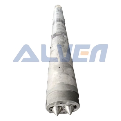38CrMoAlA Parallel Twin Screw Barrel with 0.5-0.8mm Nitriding Depth
