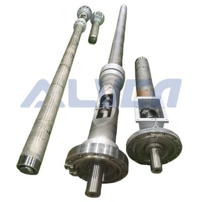 Trục vít và xi lanh máy đùn bằng thép hợp kim chất lượng cao 38CrMoAlA với Vùng gia nhiệt tùy chỉnh 3-5 Vùng và Độ sâu hợp kim 2.0-3.0mm