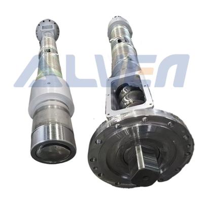 Vis et fourreau d'extrudeuse haute performance avec rugosité de surface Ra0.4, 3-5 zones de chauffage et profondeur d'alliage de 2.0-3.0mm