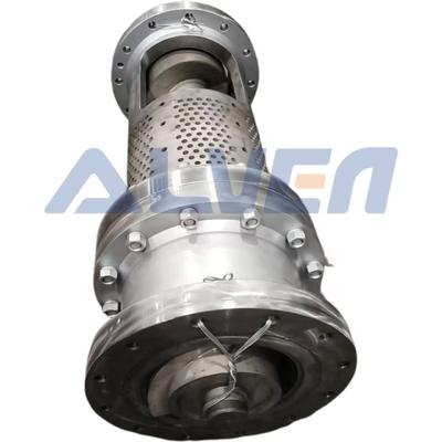 Ketebalan Lapisan Nitrida 0.5-0.8mm Sekrup Laras Squeezer dengan Kekerasan ≥950HV dan Baja Paduan HRC58-62 untuk Pencucian Film Plastik